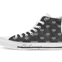 HANNIBAL, когда это возможно, я предпочитаю есть грубая дышащая Повседневная Высокая обувь на шнуровке холщовая Обувь Кеды Прямая