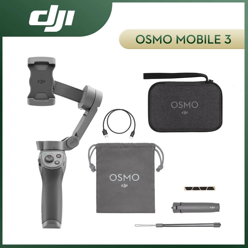 DJI Osmo Mobile 3 & OM4 4 осевой карданный стабилизатор для смартфона Складная селфи Палка