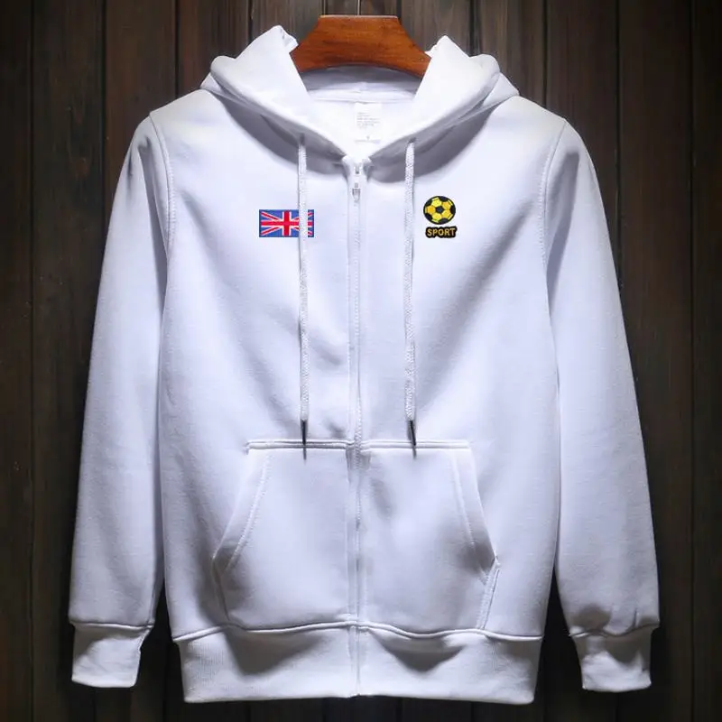 Мужская Флисовая Толстовка с капюшоном и длинным рукавом на молнии | одежда