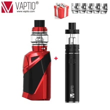 Электронная сигарета Vaptio C2 Vape комплект 3000 мАч встроенный аккумулятор мод 100 Вт электронная сигарета портативный 2,0 мл/4,0 мл атомайзер с верхним наполнением