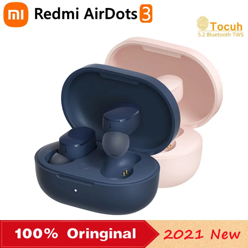 Xiaomi Redmi AirDots 3 TWS True Wireless Bluetooth 5.2 Наушники с сенсорным управлением AptX Адаптивный