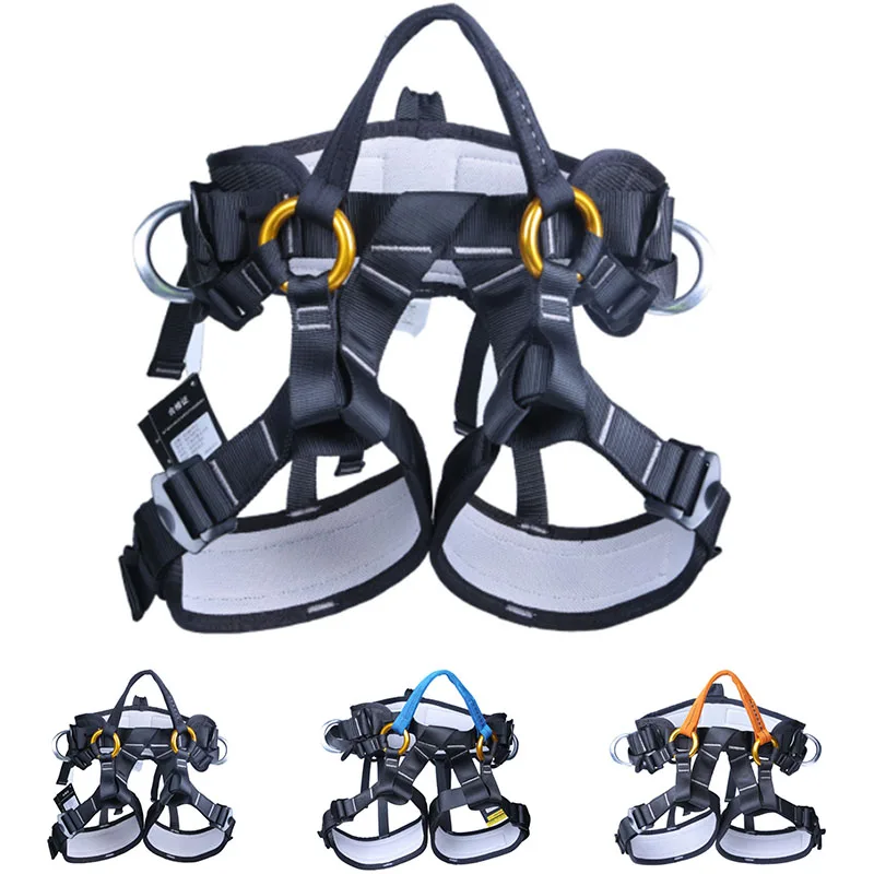 

Adjustable Rock Climbing Safety Harness Chest Ascender Shoulder Strap Rappelling