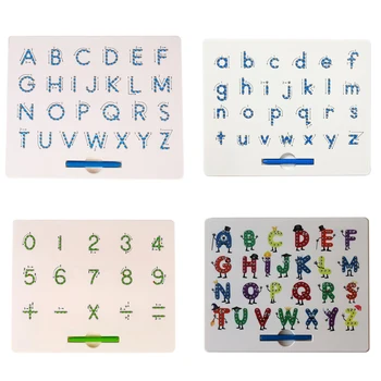 

Magnetic Tablet Children Drawing Board Baby Kids Doodle Drawing Pad Toys Uppercase Lowercase Alphabet Educational Toys With Pen