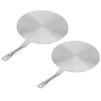 

2x 22cm / 24cm Heat Diffuser Converter Stainless Steel for Gas/Electric/Induction Cooker Heat Diffuser