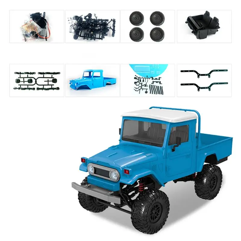 

MN Model MN45 KIT 1/12 2.4G 4WD Rc Car without ESC Battery Transmitter Receiver Children's Toys K4UE