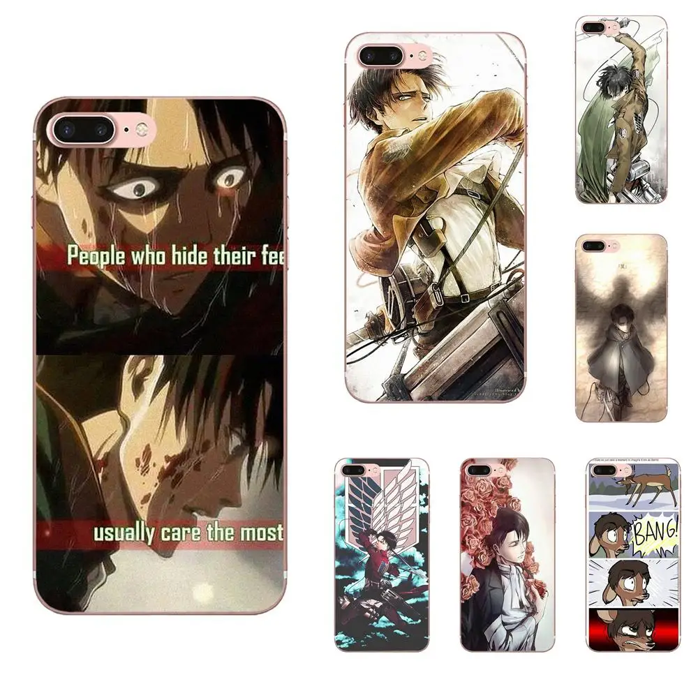 Kyojin Attack On Titan Levi Anime New For Huawei Honor 5C 5X 6A 6X 7 7A 7X 8 8A 8S 8X 9 10 30 Lite Pro Y6 II Y7 Y9 Prime 2019 | Мобильные