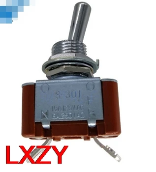

Free Shipping 2Pcs/LOT S-301 S301 SPST Two-Speed Surface Section One-off Screw Oscillating Switch NKK
