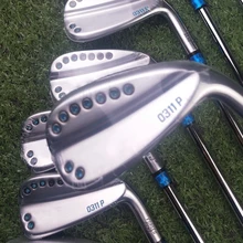 Серебряный 11P gen2 гольф утюги синяя краска 3-9WG 9 штук графит и стальной вал R или S с стержневой крышкой DHL
