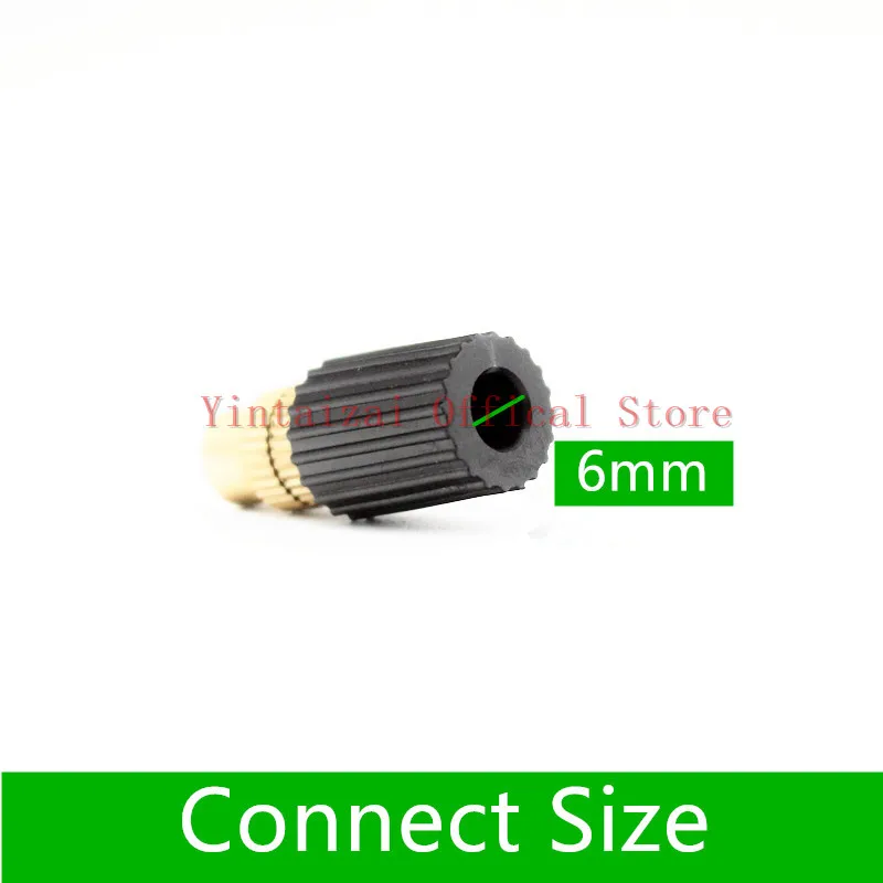20 шт. латунный разбрызгиватель с винтовым разъемом 1/", регулируемая насадка для полива сада, цветов, микроорошения