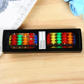 

Soroban ABS Unisex Student Colorful Gift Beads Math Toys Arithmetic Educational Children Abacus Kids 13 Rods Calculating Tool