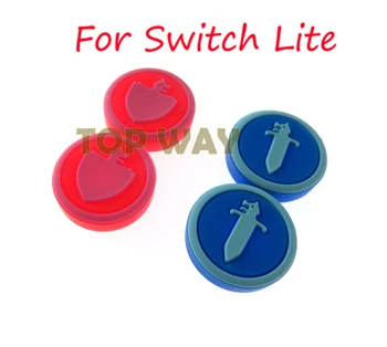 

2pcs For Nintendo Switch Lite Joy Con Thumb grip Cap FOR Nintend NS Switch lite Joycon Silicone Non-slip ThumbSticks Grip Caps
