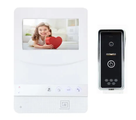 

XINSILU New Arrival 4.3 Inch Smart Video Door Phone Home Security Intercom System Door Bell /Doorbell for Villa 1to1