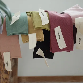 

1 Pair New Solid Color Women Loose Socks Fashion Cotton Cute Comfortable Long Socks Japanese Soft Casual Candy Girls Thin Socks