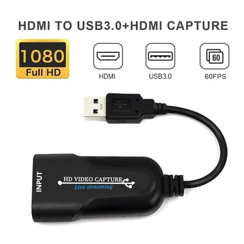 

Convenient HDMI to USB 3.0 Video Capture Card Game Capture Card Grabber USB Adapter