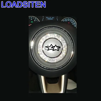 

Decorative Modified Automobile Auto Steering Wheel Interior Mouldings Accessories Trim Covers Protecter 18 19 FOR JEEP Commander