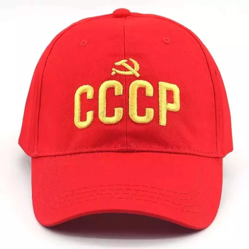 

USSR CCCP Baseball Cap Embroidered Letters Soviet Commemorate Unisex Caps Russian Style Hats For Men Vintage hats Snapback