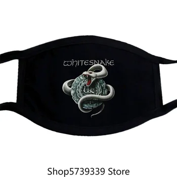 

Whitesnake White Snake David Coverdale Hard Rock Deep Purple New Black Mask Washable Reusable Mask with