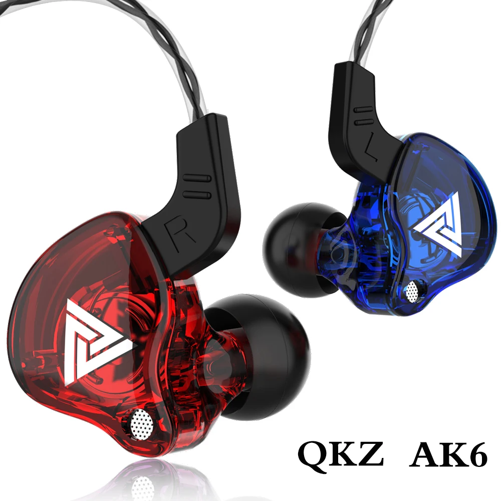 

Original QKZ AK6 3.5mm Wired Headphones Copper Driver Stereo HiFi Earphone Bass Earbuds Music Sport Earphones Games Headsets