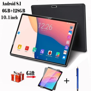 

Tablet Android 8.1 6G + 128G IPS 10.1 Inch GPS 2560*1600 Dual SIM Dual Camera Tablet Pc WiFi Bluetooth 4G Kids Tablet