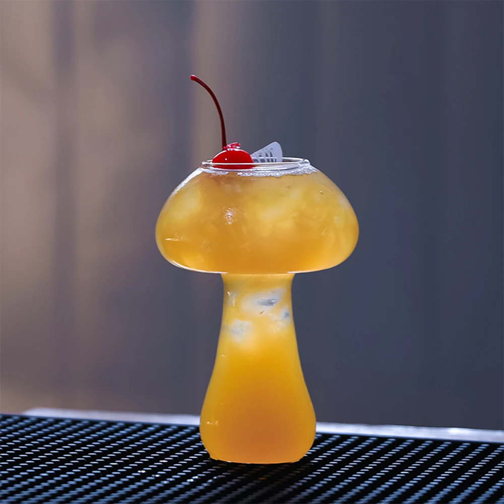 Mushroom Cocktail Glass Molecular Gastronomy Bar Rectification Bartender Special Beer Wine Glasses Goblet Cooler Cup | Дом и сад