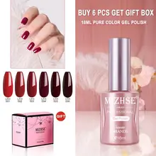 Mizhse 18ml cor uv gel unha polonês topo casaco híbrido unhas gel embeber fora longa duração verniz gel verniz gellak polonês(China)