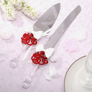 

Personalized Stainless Steel Serving Sets With Ribbons