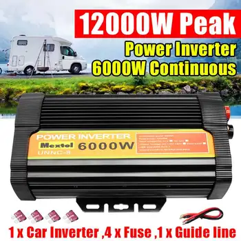 

Inverter 12V 110V Auto Modified Sine Wave Voltage Transformer USB Solar Power Inverter Converter Car Charger UNNC