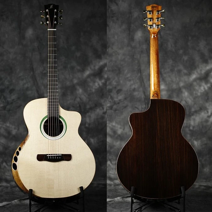 

Merida Pallas 41 inch GC cut way solid wood Acoustic guitar, acoustic electric guitar,