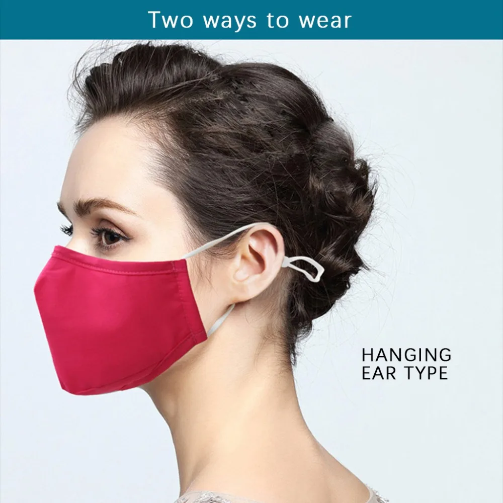 4Pcs Reusable Dustproof Mask Adjustable Straps Ear Loops Breathing Valve PM2.5 Windproof Foggy Haze Pollution Respirator #5K04 (12)