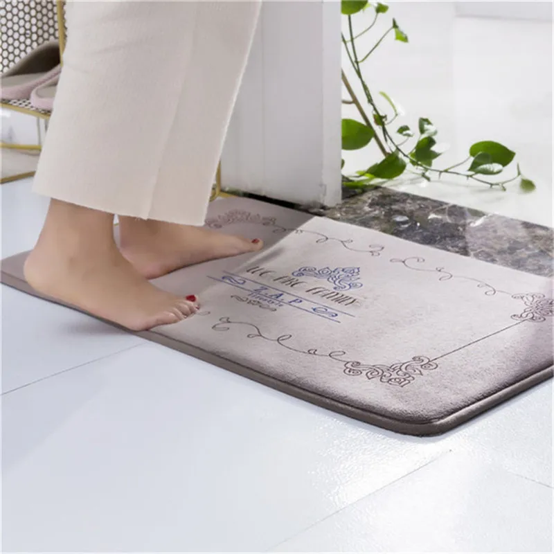 

Suction Floor Mat Bedroom Mat Kitchen Bathroom Door Antislip Mat Bathroom Antiskid Pad Into Doorway Hall Carpet Rugs For Kitchen
