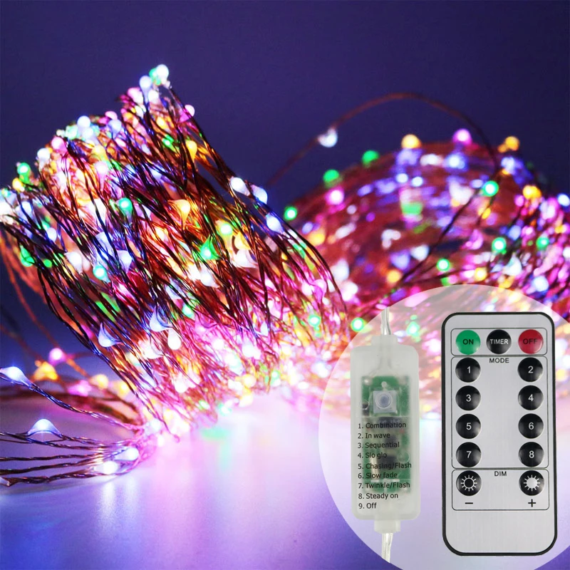 #cheap LED String Lights 30M 50M 100M Street Garland Light Christmas Fairy Lights Decoration Warm White Starry Light for Home Outdoor