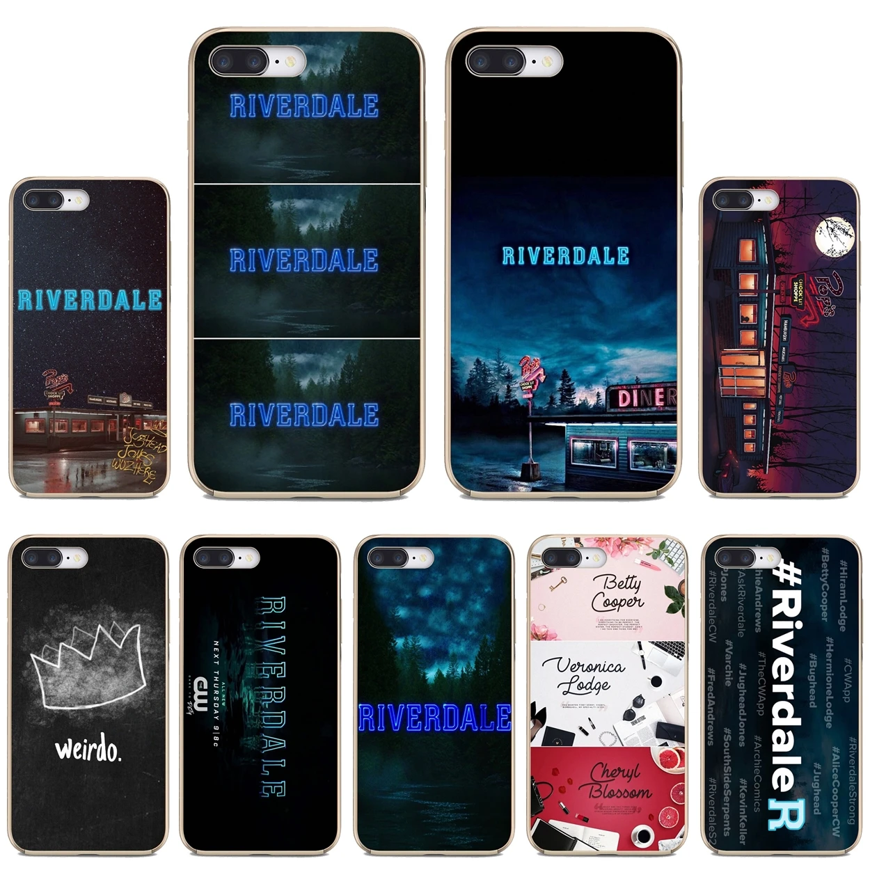 For Huawei Mate 20 30 40 7 8 9 10 Lite Pro P Smart 2018 2019 Plus G7 G8 American-TV-Shows-Riverdale-Logo Silicone Cover | Мобильные