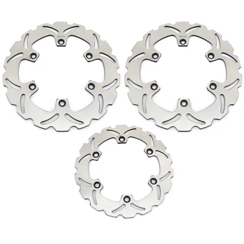 

BIKINGBOY Front Rear Brake Disks Discs Rotors For Honda CBR 1000 F 1993-1999 VFR 750 F Interceptor 1988-1989