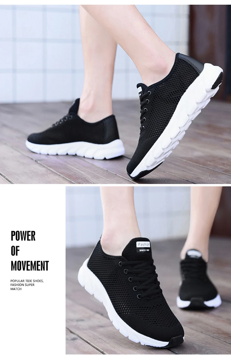 2021 Fashion Sneakers Women Shoes Breathable Light Slippers Platform Shoes Women Flats Female Sneakers Basket Women Sandalias