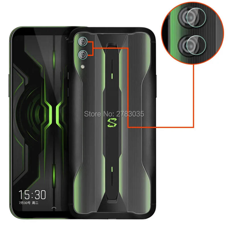 1 комплект = 2 шт./лот, для Xiaomi Black Shark 2/2 Pro, ультра тонкая задняя камера, защита объектива, задняя камера, крышка объектива, закаленное стекло, пленка