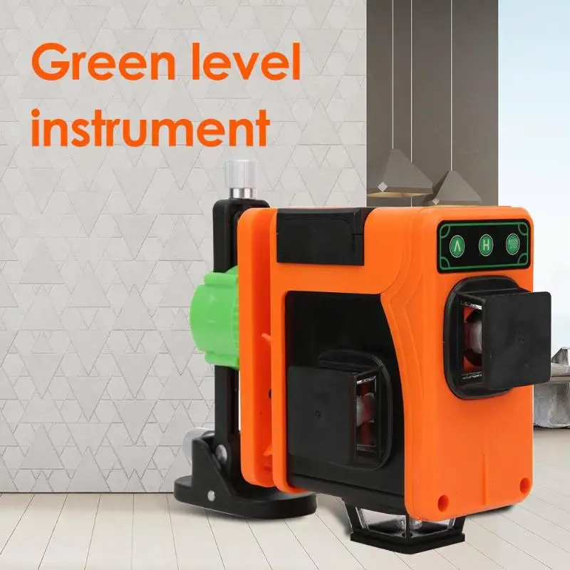 

High Precision 360 Degree 16 Lines Green Laser Self-leveling Laser Level Device 8000mAh Large Capacity Digital Lithium Battery