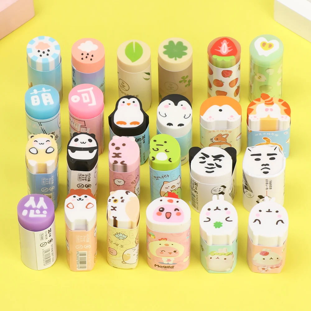 Animal Drawing Accessories Rubber Eraser Correction Tools Pencil Erasers 