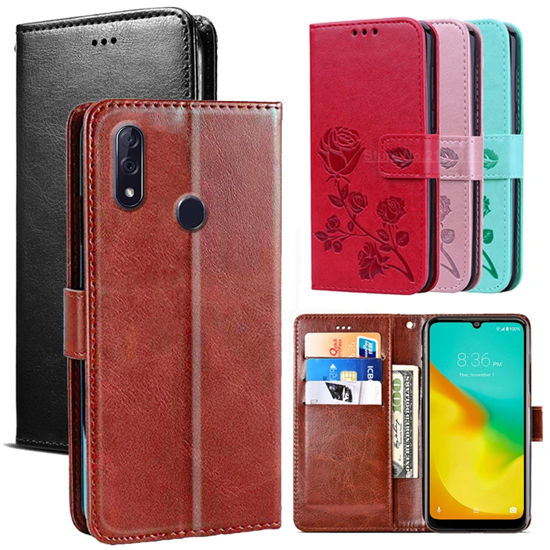 Чехол для ZTE Blade A530 A622 защитный чехол подставка из искусственной кожи с откидной