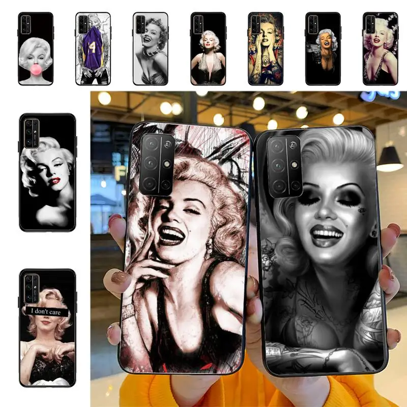 YNDFCNB Sexy Girl Marilyn Monroe Phone Case for Huawei Honor 10 i 8X C 5A 20 9 30 lite pro Voew V30 | Мобильные телефоны и