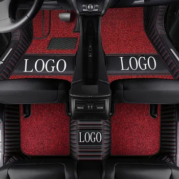 

Car floor mats with Logo/Brand Logo for Cadillac ATS CTS XTS SRX SLS Escalade 5D car-styling all weather carpet floor liner