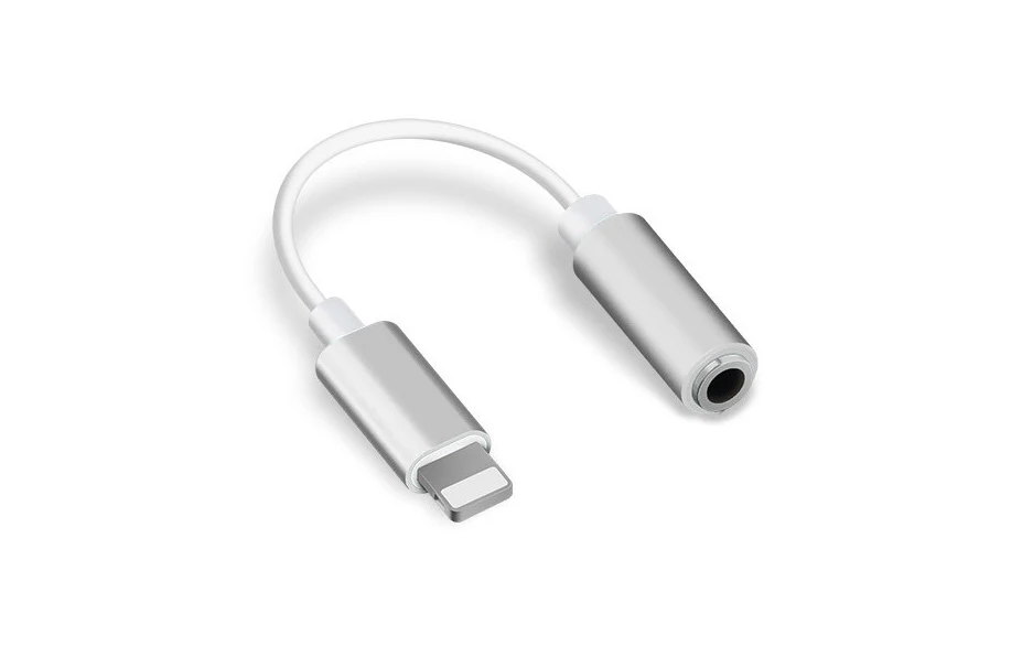 Музыкальный адаптер для наушников для iPhone 7 8 X AUX адаптер для интерфейс Apple Female до 3,5 мм Мужские Адаптеры кабель для подключения наушников