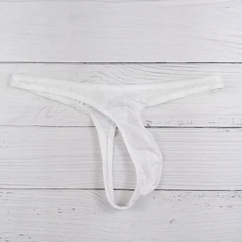 

Men's Fashion Underwear Briefs Solid Color Low Waist Underpants Comfortable Thong Sexy Lure Briefs Male