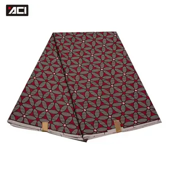 

ACI 2020 New African Wax Fabric 6 Yards/Piece Fashion Ankara Fabric African Real Wax Print Nigeria Ankara Batik Fabric For Dress