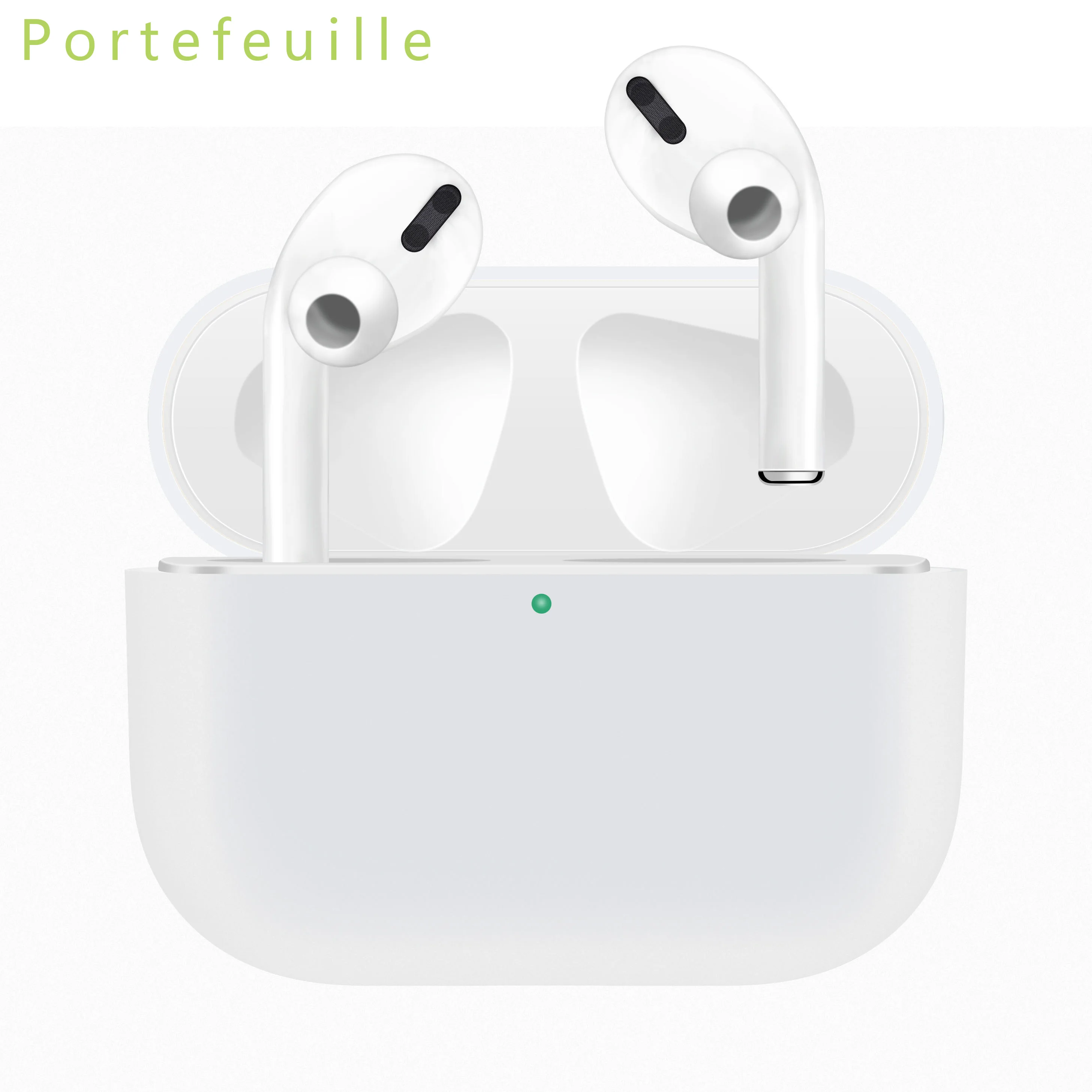 Мягкий силиконовый чехол для Airpods Pro Защитная крышка прозрачный ультра тонкий