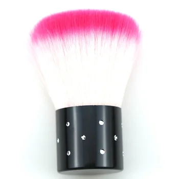 

1Pc Nail Dust Brush Cleaning Nail Tools File Manicure Pedicure Soft Remove Polishing Dust Small Angle Clear Tools Brushes Pink