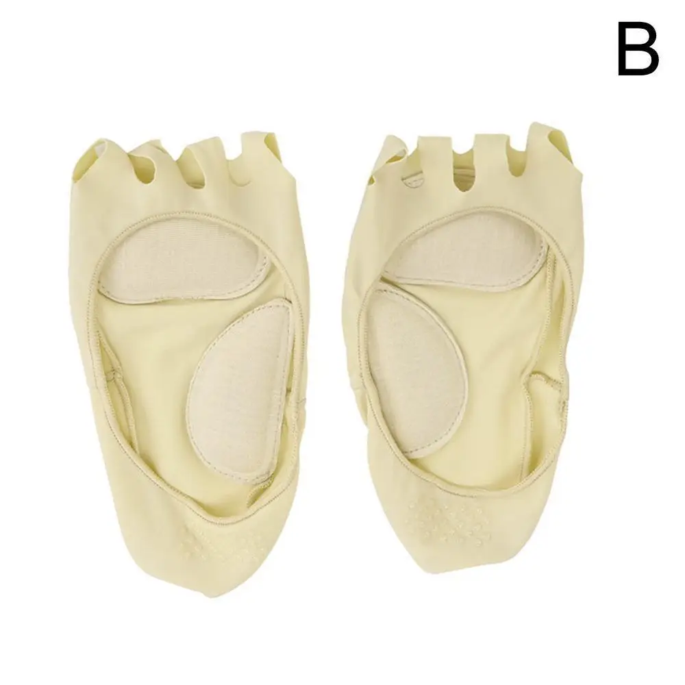 1 пара Здоровье Уход на ногами массаж ног 3D носки пять пальцев компрессионная поддержка свода облегчают боль в ногах - Цвет: B