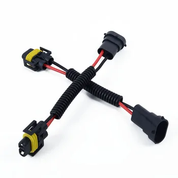

Sockets Harness Adapter Wiring Male Car Female H11 H8 H9 Headlights Fog Set