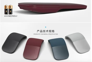 

NEW original For Microsoft/Microsoft Arc Touch wireless bluetooth mouse Surface portable folding mouse pad