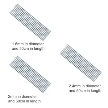 

Aluminium Welding Rod 10pcs PCB Durable Aluminum Welding Wire Welding Sticks 5ocs Silver Copper Motherboard Maintenance Cable