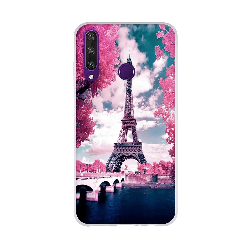 waterproof phone bag For Huawei Y6p Case 6.3" Silicone Soft TPU Phone Cover for Huawei Y6p Case Cover for Huawei Y6p Y 6p y 6p Case Bumper Capas Etui mobile pouch bag Cases & Covers